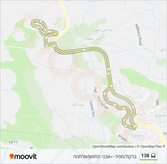 138 Bus Line Map