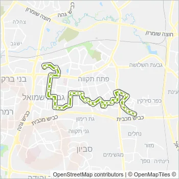 22 Bus Line Map