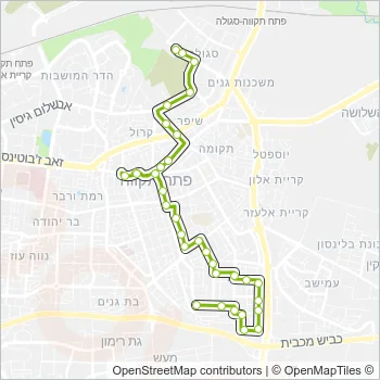 23 Bus Line Map