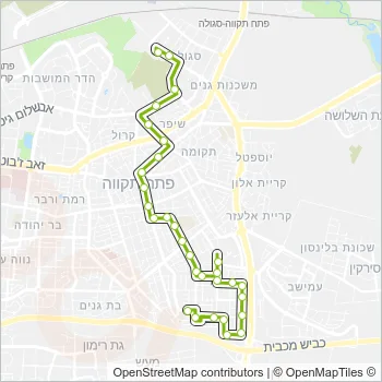 23 Bus Line Map