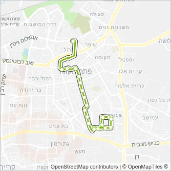 25 Bus Line Map