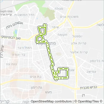25 Bus Line Map