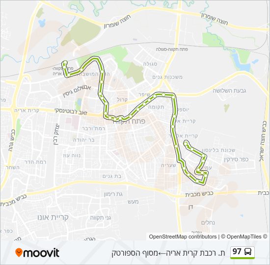 97 Bus Line Map
