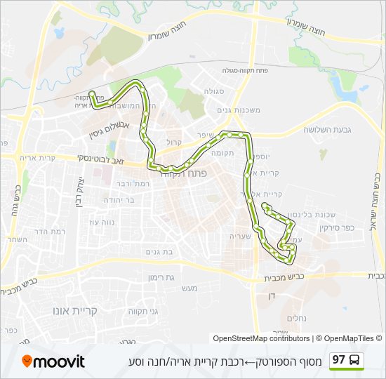 97 Bus Line Map