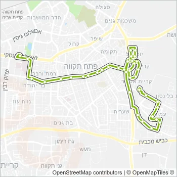 98 Bus Line Map