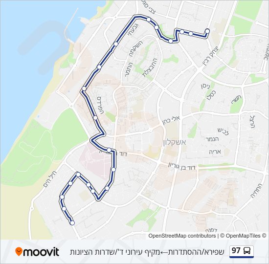 97 Bus Line Map