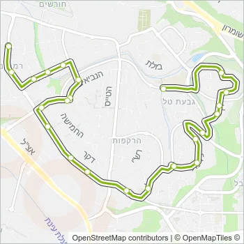 301 Bus Line Map