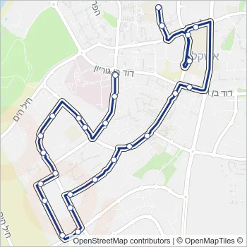 93 Bus Line Map