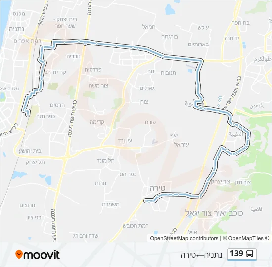 139 Bus Line Map