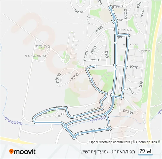 79 Bus Line Map