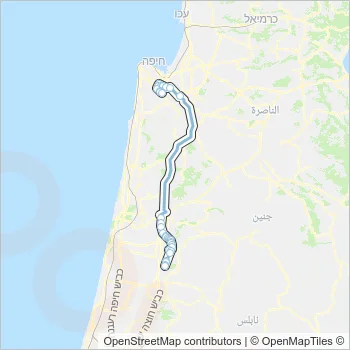 796 Bus Line Map