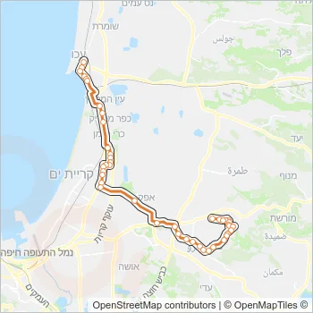 151 Bus Line Map