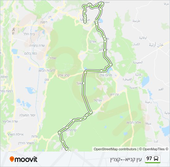 97 Bus Line Map
