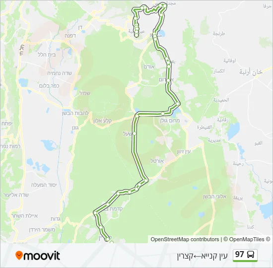 97 Bus Line Map