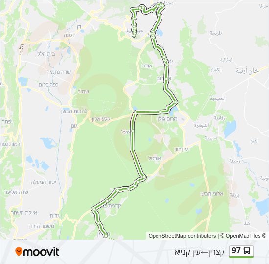 97 Bus Line Map