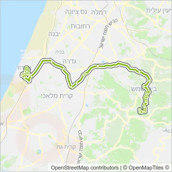 464 Bus Line Map