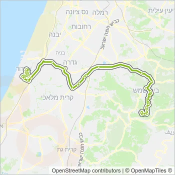 464 Bus Line Map