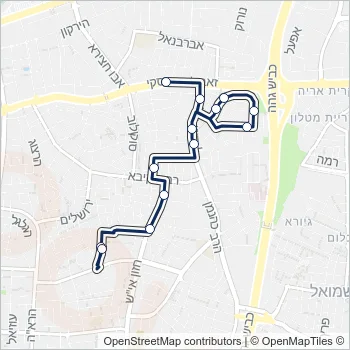 905 Bus Line Map