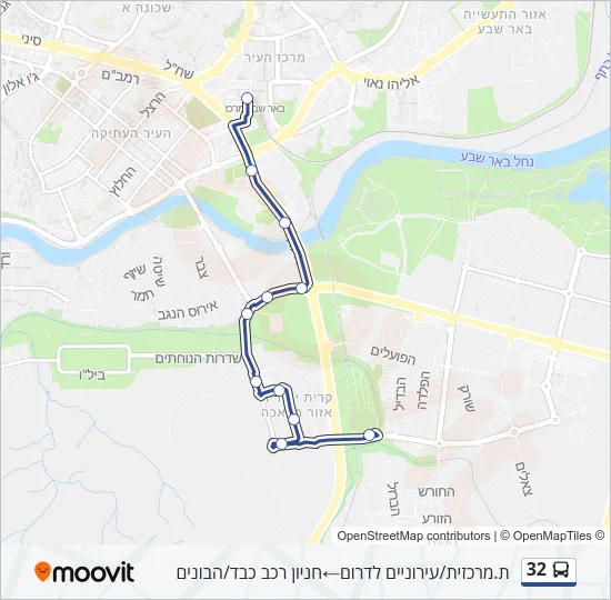 32 Bus Line Map