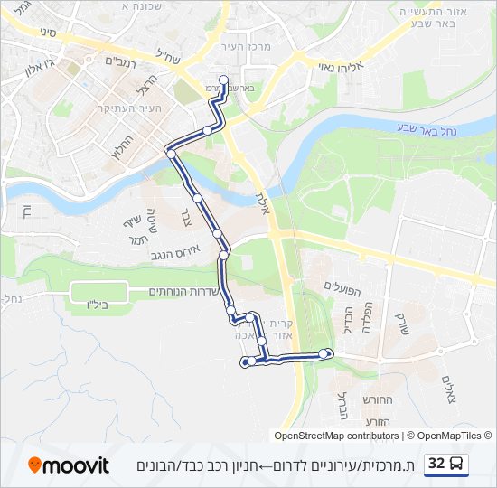 32 bus Line Map