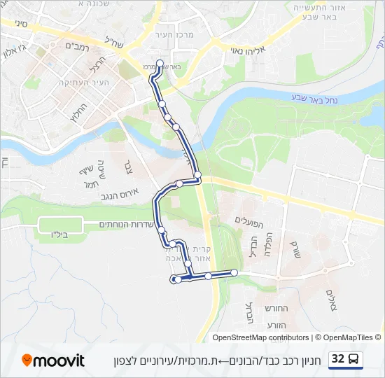 32 Bus Line Map