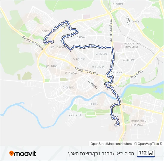 112 Bus Line Map