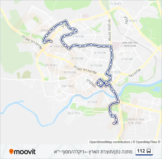 112 Bus Line Map