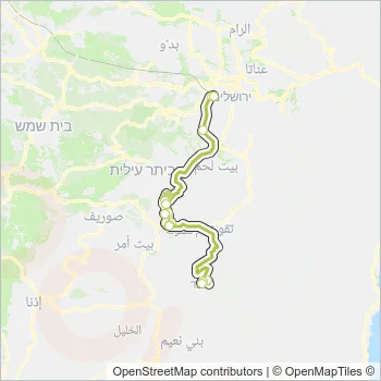 364 Bus Line Map
