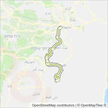 364 Bus Line Map