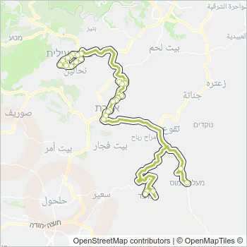 411 Bus Line Map