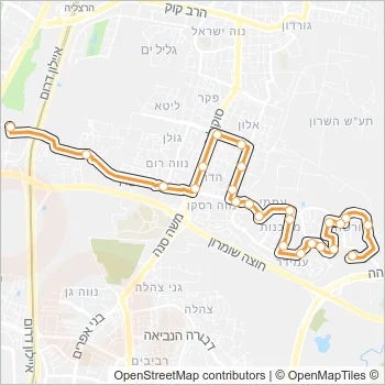 8 Bus Line Map