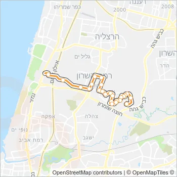 8 Bus Line Map