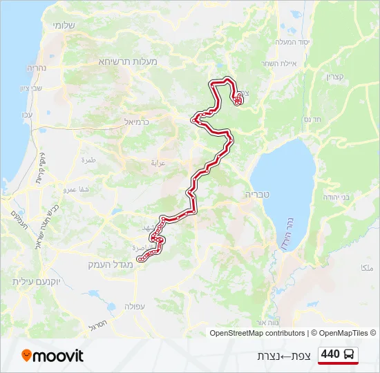 440 Bus Line Map