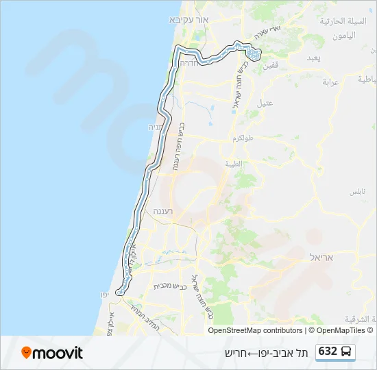 632 Bus Line Map