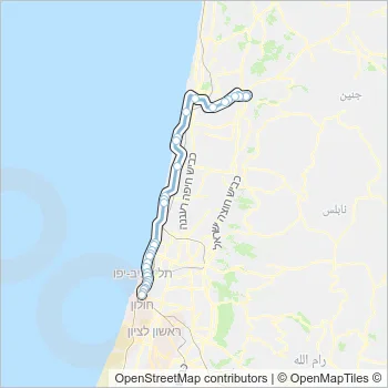 632 Bus Line Map
