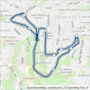 2 Bus Line Map