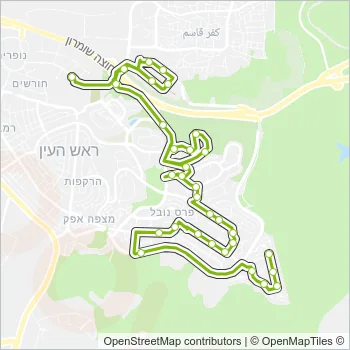 14א Bus Line Map