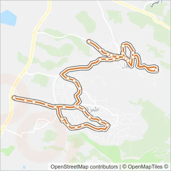 307 Bus Line Map