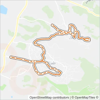 307 Bus Line Map