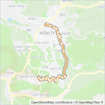 5 Bus Line Map