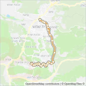 5 Bus Line Map
