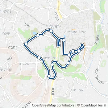 38 Bus Line Map