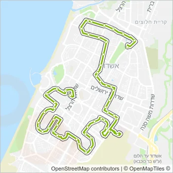 5 Bus Line Map