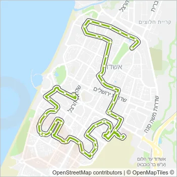 5 Bus Line Map