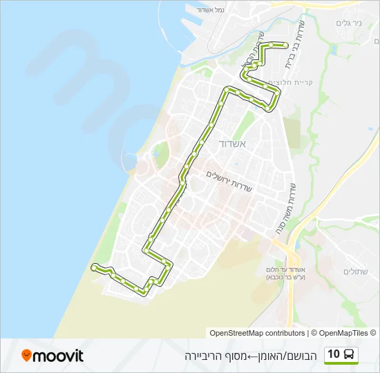 10 Bus Line Map
