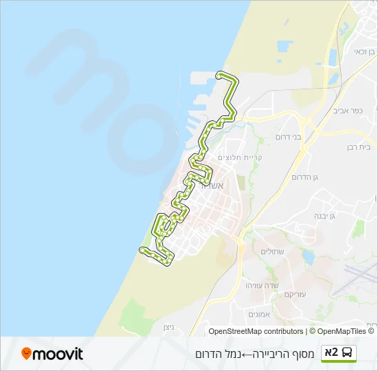 2א Bus Line Map