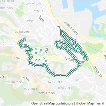 80א Bus Line Map
