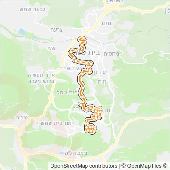 15 Bus Line Map