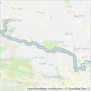 385 Bus Line Map