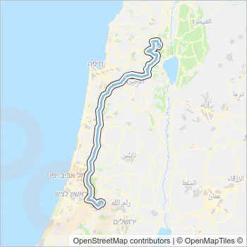 580 Bus Line Map